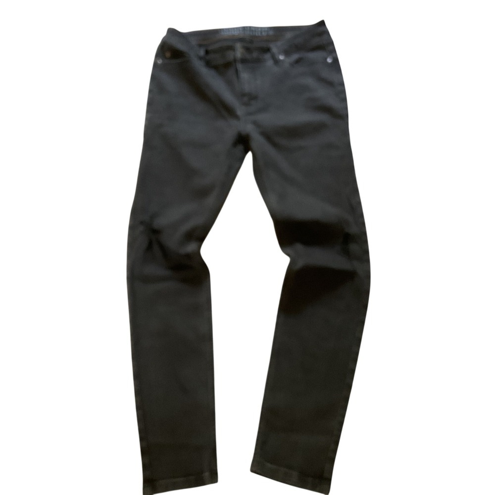Good Hart Matilda Jane Somerset Skinny Jeans Black Distressed Denim Womens 8
